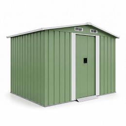 Aga Garden Shed 236x174x190 cm Light Green