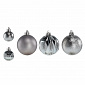 Aga Christmas Baubles MIX 3/6cm 44pcs Grey