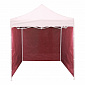 Aga Sidewalls for Sales Stand 2x2m Burgundy