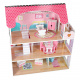 Aga MDF Dollhouse with furniture 70 cm Pink LED