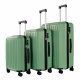 Aga Travel Set of Travel Suitcases MR4668 Green