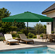Linder Exclusiv Garden Parasol 400 cm Green