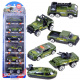 Metal Military cars 6 pieces set ZA3505