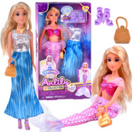 Anlily doll 2-in-1 Mermaid Princess + accessories ZA5708 universal