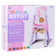 Large Double-Sided Board for Kids 3+ Pink + Magnetic Board + Accessories
