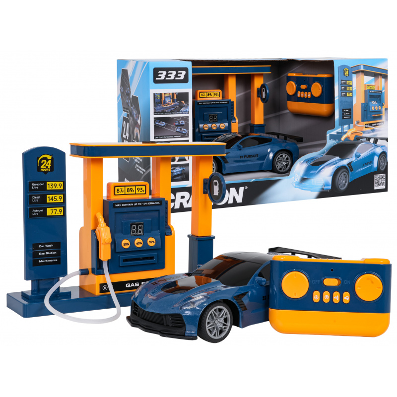 R/C Sports Vehicle + Refueling Station