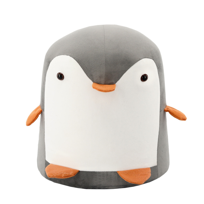 Aga4Kids Children's Stool Penguin Grey