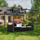 Aga Garden Pavilion 3x3 m Grey