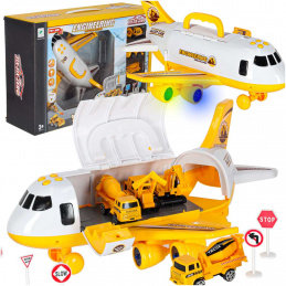 Aga Transport Plane + 3 construction vehicles