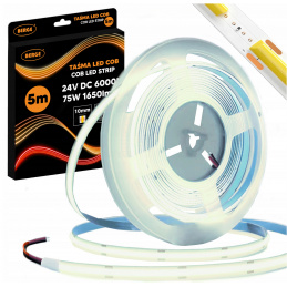 COB Neon LED Strip 24V - 528D - 15W/m - IP20 - 1650lm - 5m - Cool Color