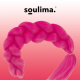 Hair Cinnamon synthetic braids ombre dark pink ISO
