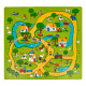 Floor mat "Life in the Countryside" with 9 puzzles for children 10m+ EVA foam + colorful print