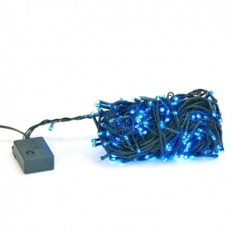 E10C CHRISTMAS LIGHTS BLUE 250LED 20M