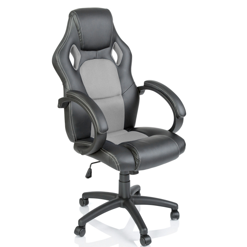 Tresko Gaming Chair Racing Black - Silver
