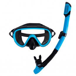 Aga Diving Set Mask and Snorkel M8+S6 Black/Blue