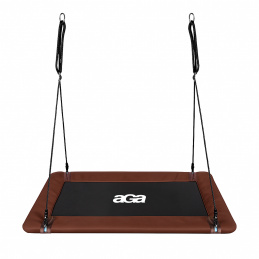 Aga Hanging Rectangular Swing 150x79 cm Brown
