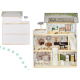 Aga LULILO Wooden dollhouse FLORO LED
