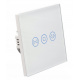 Glass touch switch for WIFI roller shutters - white