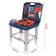 Children's workshop 2in1 with accessories 67 parts ISO 9422