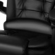 Office chair with footrest - black Malatec 23286 universal