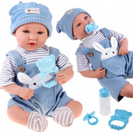 Interactive Doll BABY 46 cm - in blue shorts + accessories ZA5835 universal