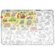 MONUMI XXL Floor Coloring Sheets - Vehicles 4+
