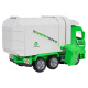 Garbage truck with light and sound function, green