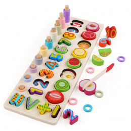 Aga4Kids Wooden Educational Building Set with Numbers MR6102