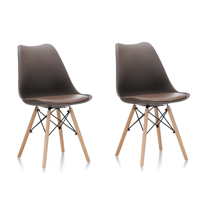 Aga 2x Dining Chair MR2035 Brown
