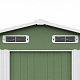 Aga Garden Shed 236x174x190 cm Light Green