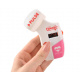 Medical trolley with ECG examination pink ISO 8245
