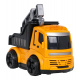 Set of five construction vehicles