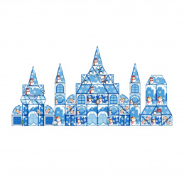 BK2B MAGNETIC CUBES ICE CASTLE 96 PCS