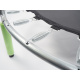 Aga Children's Trampoline 116 cm Light Green + Safety Net