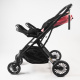 Aga Sports Stroller Black/Pink