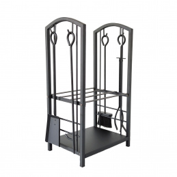 Aga Wood Stand with Fireplace Tools KOM5882