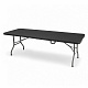 Aga Garden Folding Table 240x74x74 cm Black