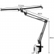 Drawing desk lamp Izoxis 24223 universal