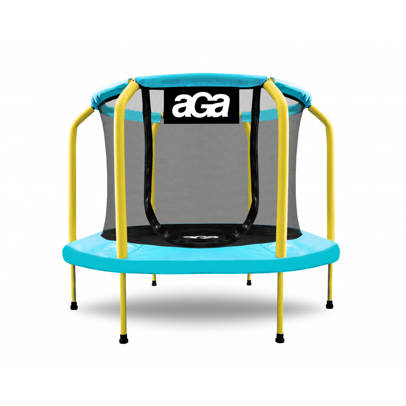 Aga Trampoline 150 cm Light blue-yellow