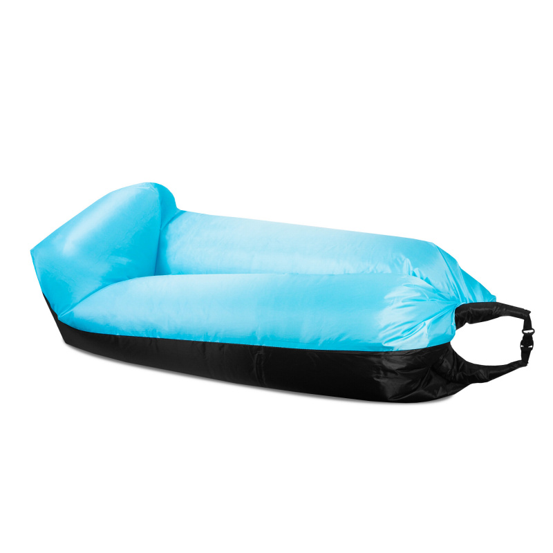 Aga Inflatable Lazy Bag 230x70 cm Black/Blue