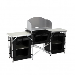 Aga Folding Camping Table with Storage Space