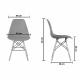Aga 2x Dining Chair Black
