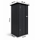 Aga Garden House 94x103x173 cm Gray