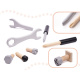 Aga Wooden tools in case 15 pieces