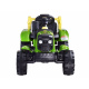 Electric Tractor with Trailer PA0234 Green