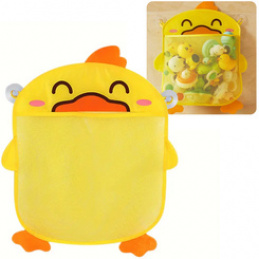 Bath Toy Net Organizer Container Yellow Duck ZA5927 Universal