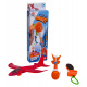 Red Airplane 2-in-1 Set with Launcher