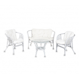 Aga Rattan set BAHAMA Silver