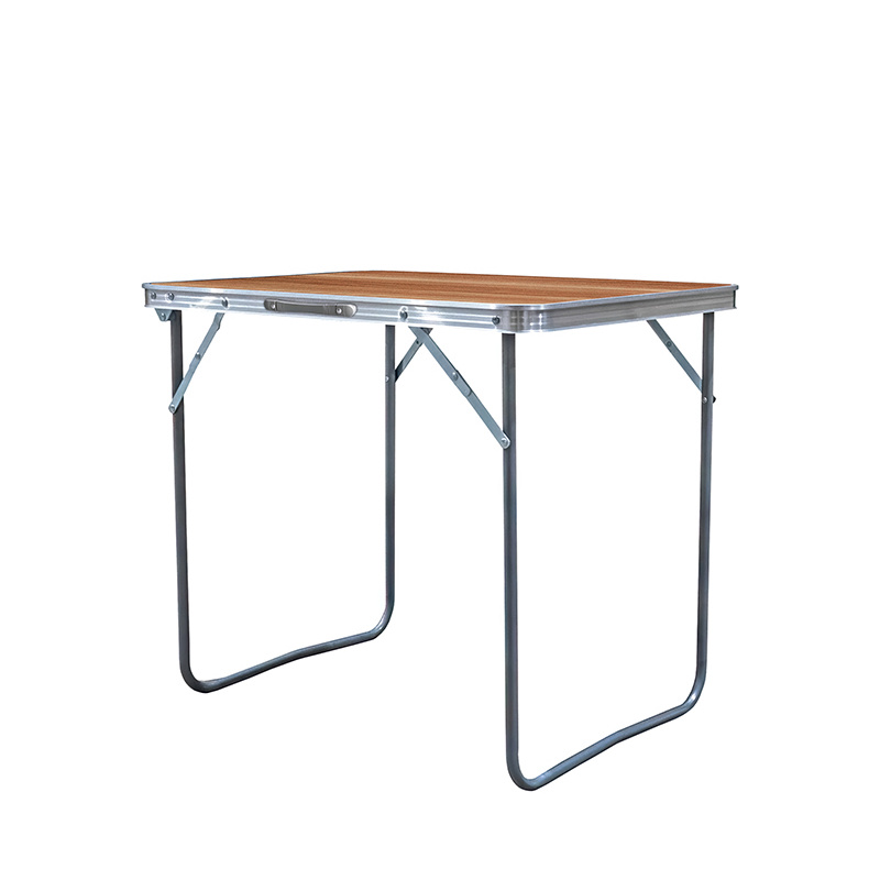 Aga Folding Camping Table 70x50x60 cm Brown