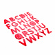 Aga4Kids Self-Adhesive Letters DS8109CP